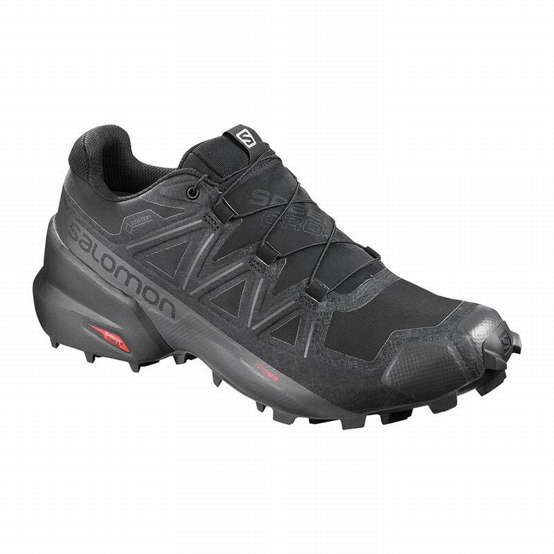 Zapatillas Trail Running Salomon Hombre Negras - Salomon Argentina SPEEDCROSS 5 GORE-TEX ,650849-IYX